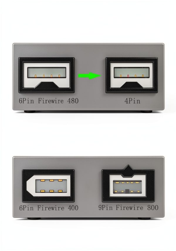 GINTOOYUN FireWire 4 Pin USB Cable-3