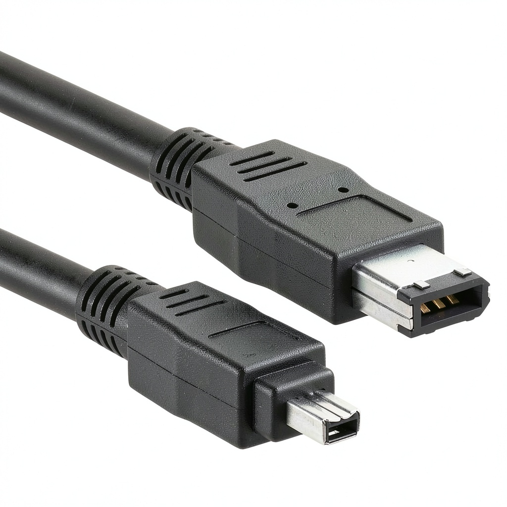 Firewire 400 ieee 1394 cables in use