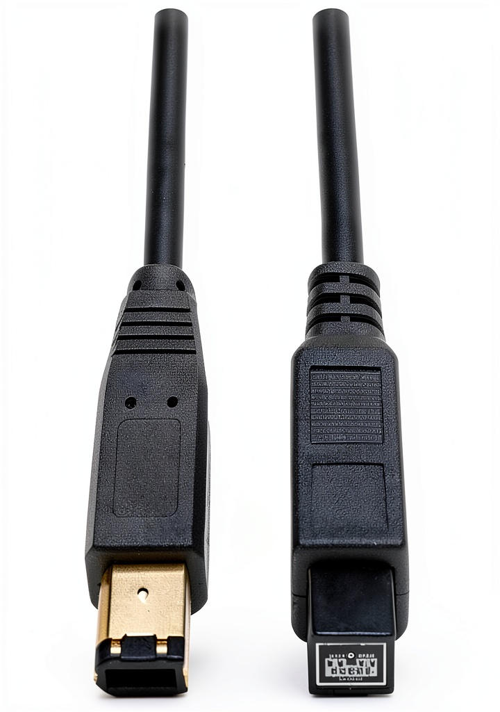 Installing Tripp Lite USB Type C Lightning Cable on a wooden desk