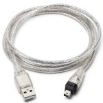 Hididi Firewire Cable USB A Male to IEEE 1394 4 Pin-0