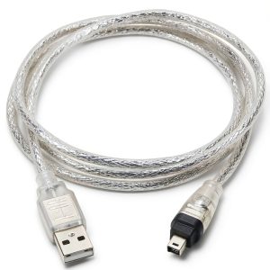 Hididi Firewire Cable USB A Male to IEEE 1394 4 Pin-0