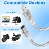 Firewire to USB Cable wtyixs 6Pin PCIe-4