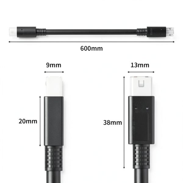 LUKFOCAB 9 to 9 Pin Firewire 800 Cable-4