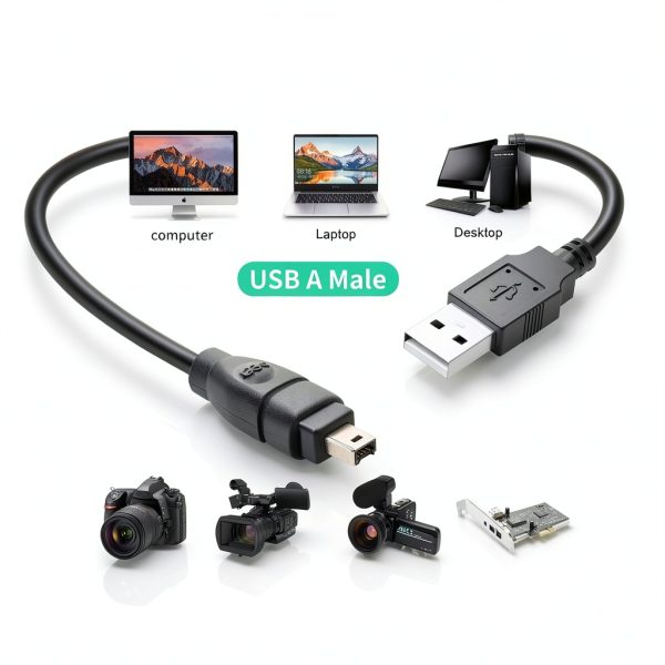 LBSC 4 Pin ATX USB Firewire Cable Laptop-2