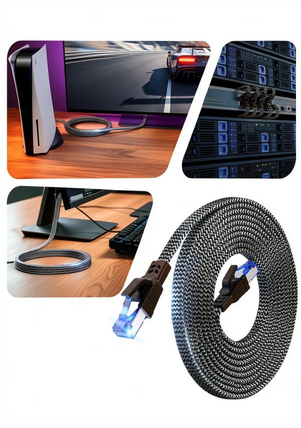 Cat 8 Ethernet Cable 15FT by EWIND-6