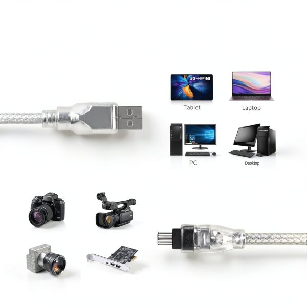 MAYWILLA USB to Firewire Cable-5