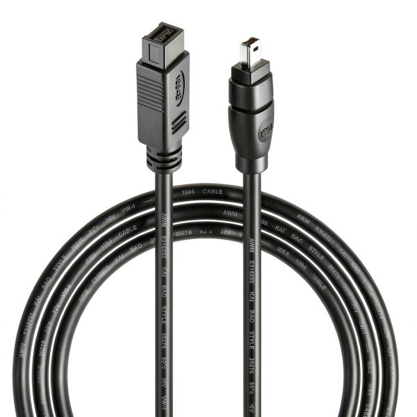 Yeworth FireWire 9-Pin to 4-Pin Cable for PC Mac-0