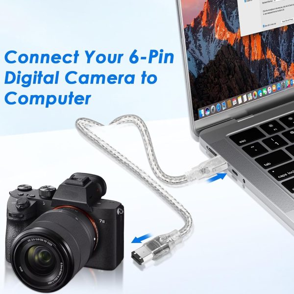 Firewire to USB Cable wtyixs 6Pin PCIe-2
