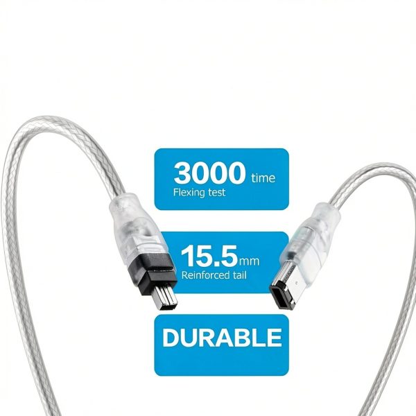 Firewire Cables by YAODHAOD for Camera Data Transfer-3