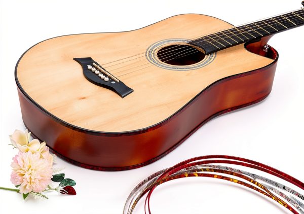 Green Plastic Guitar Binding Strip 1650mm x 5mm x 1.5mm - Durable Trim-4