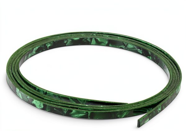Green Plastic Guitar Binding Strip 1650mm x 5mm x 1.5mm - Durable Trim-1