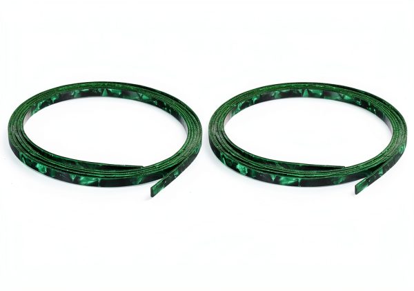 Green Plastic Guitar Binding Strip 1650mm x 5mm x 1.5mm - Durable Trim-0
