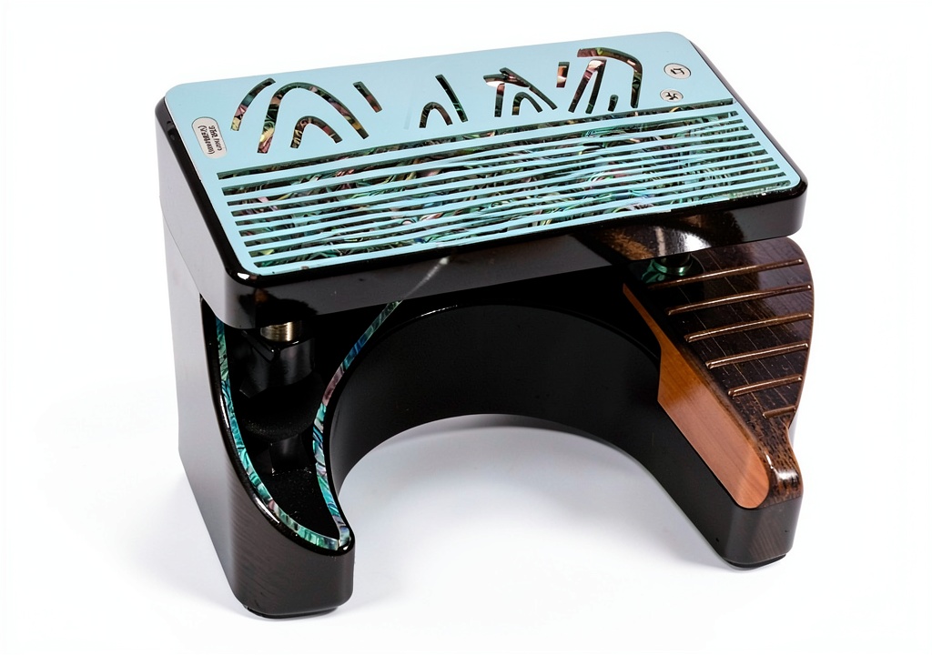 Installing Guitar Binding Vinyl Decals by Pavo on a wooden desk