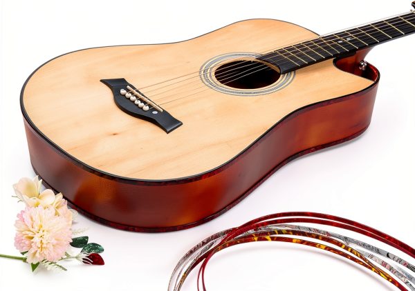Guitar Binding MEA Plastic Trim Light Brown 1650x6x1.5mm-4