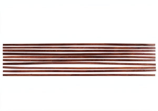 Guitar Binding Luthier High Grade Wood Rosewood 520x7x1.5mm Strip Set-3