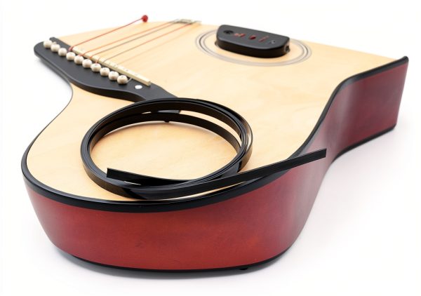 Musiclily Guitar Binding Black ABS Plastic 1650mm x 6.5mm x 1mm-5