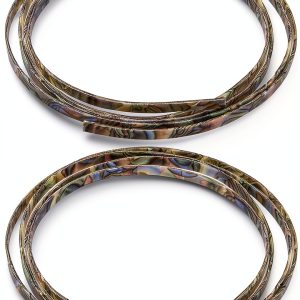 Acme Guitar Binding Purfling Strips Black Plastic 1650mm x 6mm x 1.5mm-0