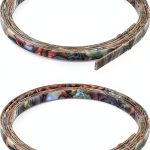 MECCANIXITY Guitar Binding Plastic 1650x6x1.5mm Blue Green Pink-0