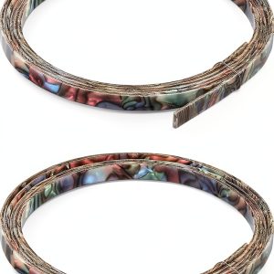 MECCANIXITY Guitar Binding Plastic 1650x6x1.5mm Blue Green Pink-0